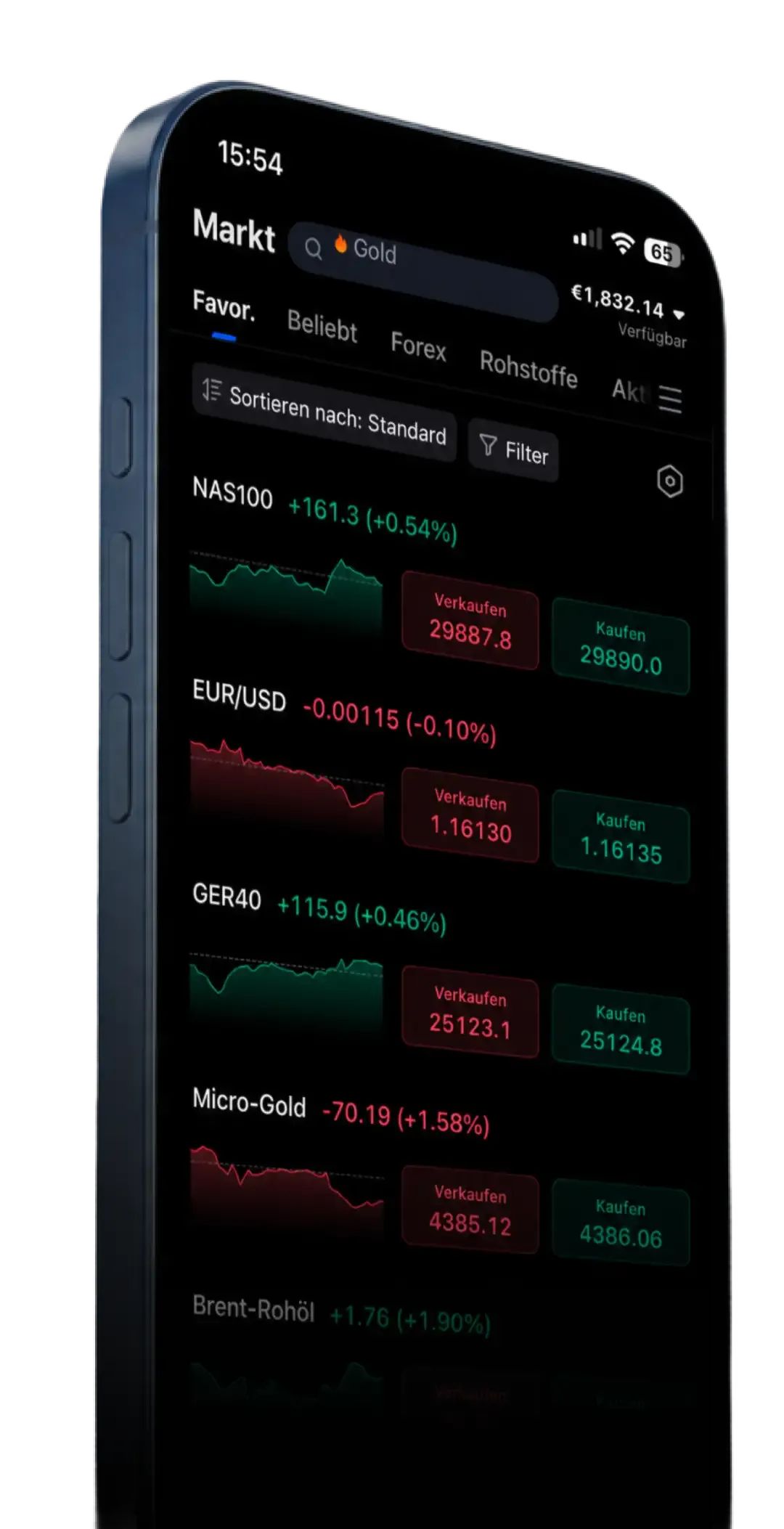 Mitrade Trading-App